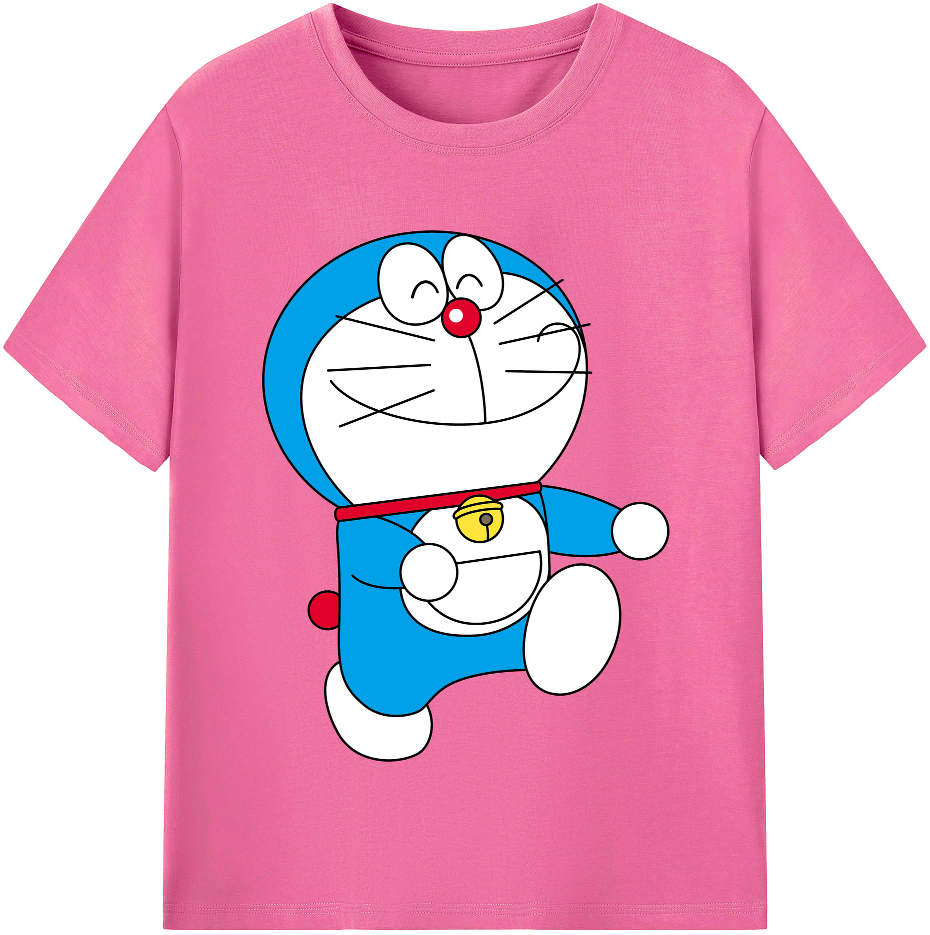 （画像用） ドラえもん Doraemon レディースカジュアルプリントTシャツ（綿100％）